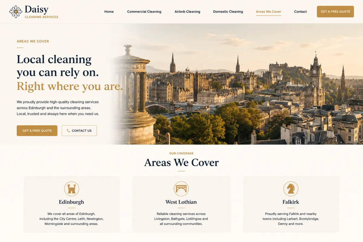 Business premises cleaning Scotland clean workspace